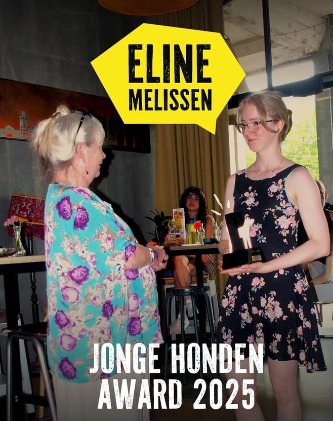 Eline Melissen ontvangt de Jonge Honden Award 2025